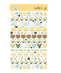 Puffy Stickers - Bee Happy